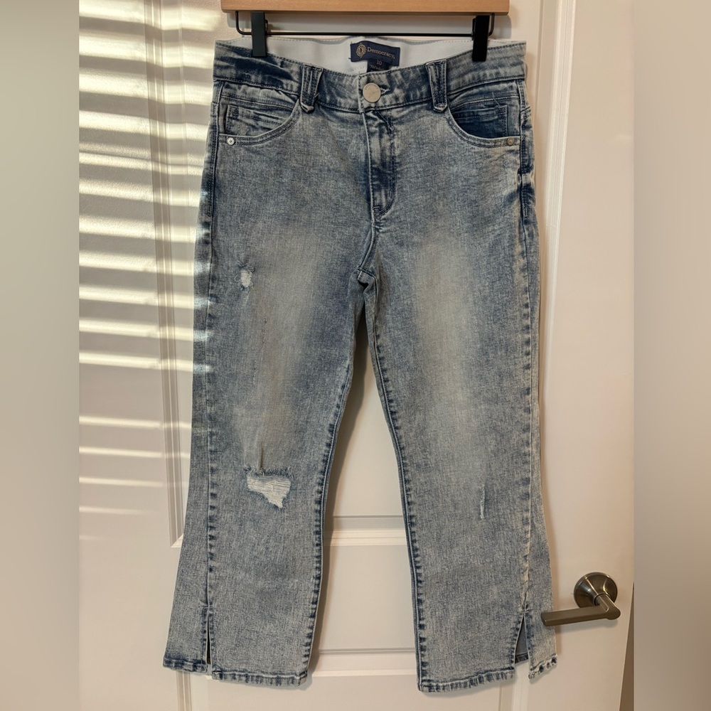 Democracy Light Blue Straight Leg Jeans